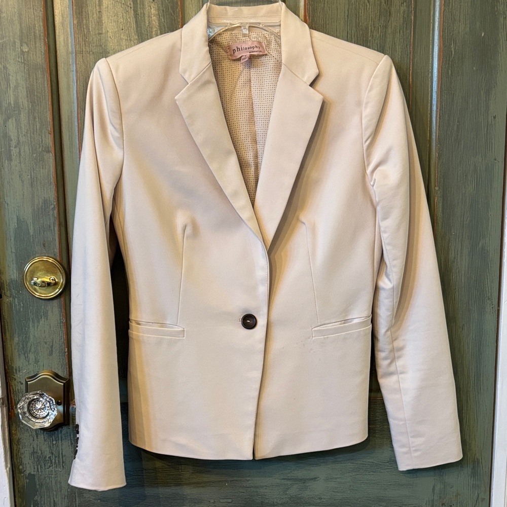 Philosophy Republic Clothing Classic Cream Blazer